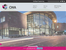 Tablet Screenshot of cwa-eng.com